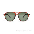 Cadre de jante complet Fashion rouge Beau Good Lenses Lunettes de soleil